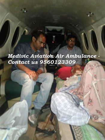 Medivic Air Ambulance Services From Bhopal and Mumbai